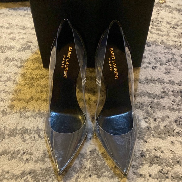 Saint Laurent Patent Calfskin PVC Opyum Black - Picture 4 of 16